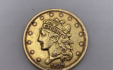 1838 Classic Head - Half Eagle $5 Gold Piece
