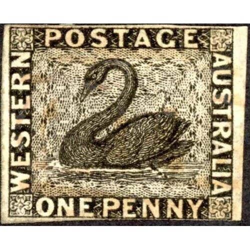 1854 1d BLACK GROUP with mint (stained and margins large to ...