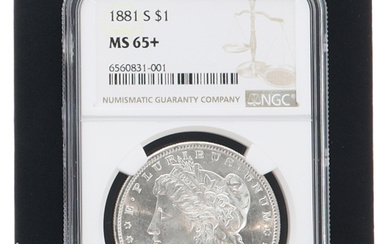 1881-S Morgan Silver Dollar (NGC MS65+)