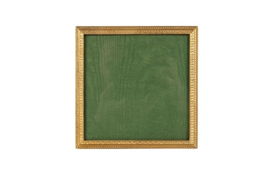19th C French Louis XVI bronze frame