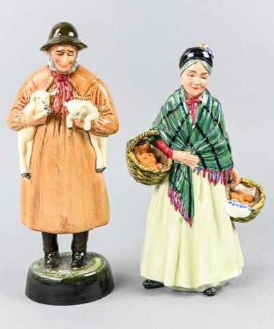 2 Royal Doulton Figurines Including Lambing Time