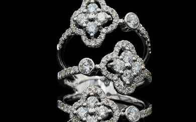 2.00ctw VS2-SI1/G-H Diamond 18K White Gold Ring