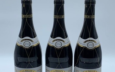 2016 E. Guigal Cote Rotie La Mouline - Rhone - 3 Bottles (0.75L)