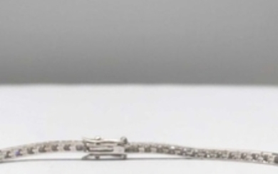 Gioielleria Corvino - 18 kt. White gold - Bracelet - 1.10 ct Diamond - Diamond