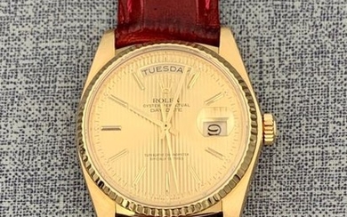 Rolex - President Day Date 18K Gold- 18038 - Men - 1980-1989