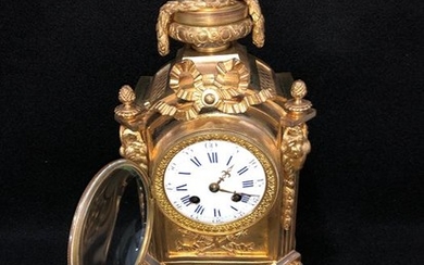 Mantel clock - Gilt bronze - Late 19th century