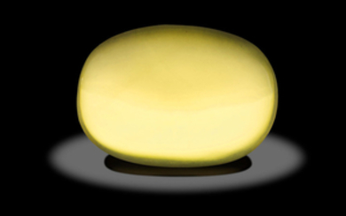 Large and Impressive Citrine Cabochon--"A Member of the 100 Carats Club"