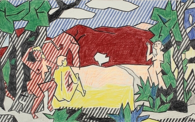 'THE WHITE TREE' (STUDY), Roy Lichtenstein