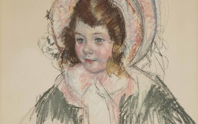 Mary Cassatt (1844-1926), Sara au bonnet et au manteau