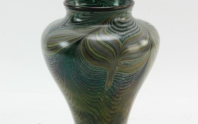 Orient and Flume Pulled Feather Vase