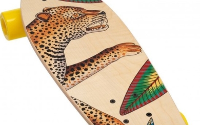 58013: Hermès Savana Dance Wood Long Board Skate