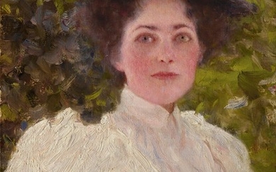 MÄDCHEN IM GRÜNEN (GIRL IN THE FOLIAGE), Gustav Klimt