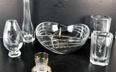 7-Piece Crystal and Glass Group