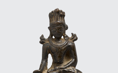 A Copper alloy figure of Ratnasambhava