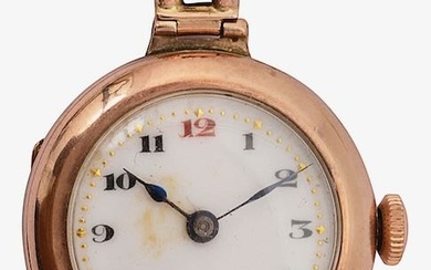 A 9ct gold cased lady's wristwatch