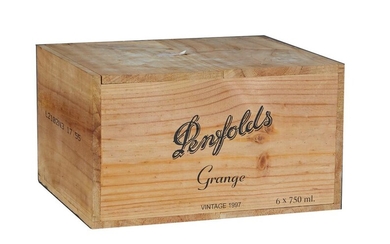 A BOXED SET OF SIX BOTTLES OF PENFOLDS GRANGE VINTAGE 1997