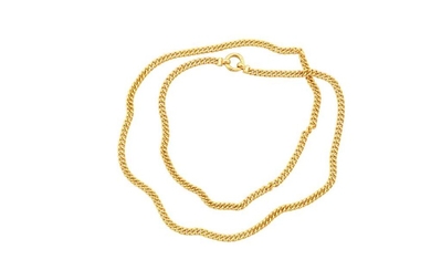 A CURB-LINK NECKLACE