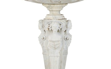 A Continental Neoclassical style garden font