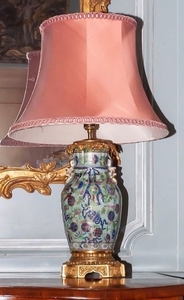 A Louis XV style ormolu mounted Canton celadon gla…