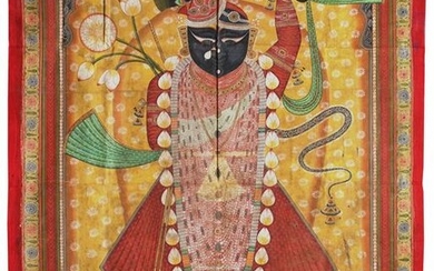 A PICCHVAI OF SHRI NATHJI, INDIA, NATHDWARA, LATE 19TH
