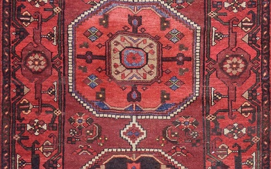 A Persian Hand Knotted Moosel Runner, 305 X 112