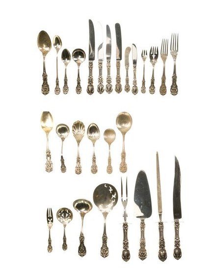 A Reed & Barton "Francis I" sterling silver flatware