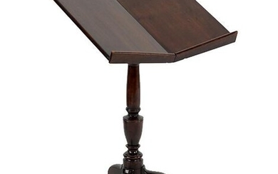 A Regency Style Mahogany Book Stand.