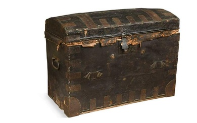 A Royal patronage trunk, by William Robertson, late 18th century