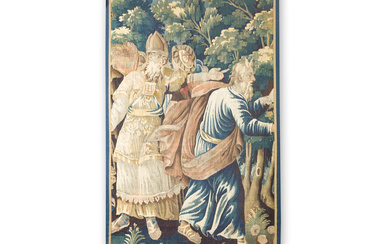 A biblical Aubusson tapestry panel Circa 1670-1690