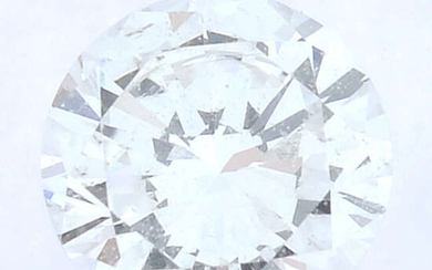 A brilliant cut diamond, weighing 0.37ct. Within IGI security seal