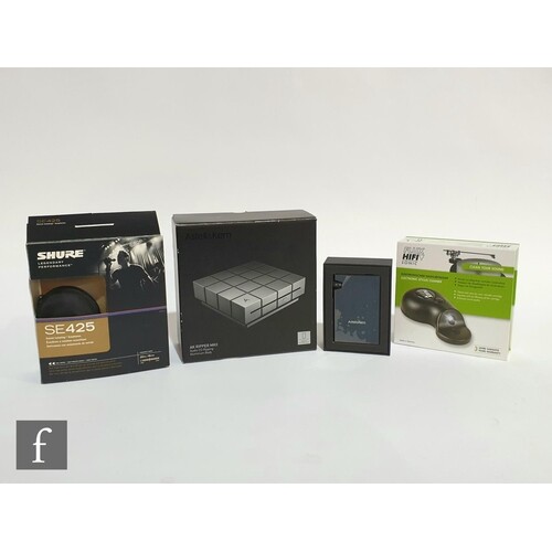 A collection of music equipment, to include an Astell & Kern...
