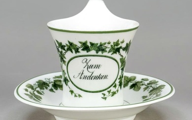 A commemorative cup and saucer