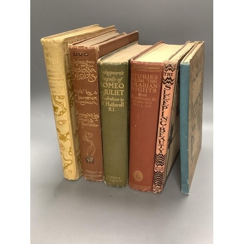 A group of illustrated children’s books by Dulac, Crane, Rac...