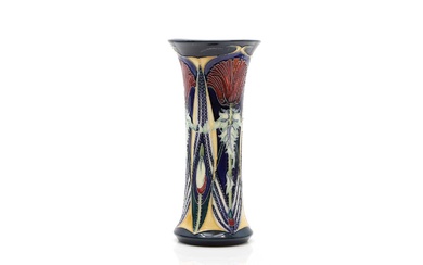 A limited edition Moorcroft 'Ophir' pattern pottery vase