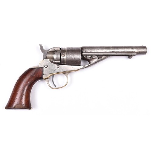 A rim fire conversion of a 5 shot .36” Colt Pocket pistol o...