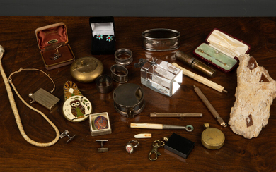 A small group of collectables