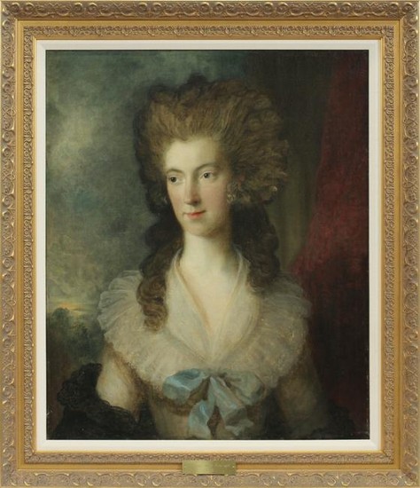 ATTRIBUTED TO THOMAS GAINSBOROUGH OIL ON CANVAS