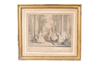 After Nicolas Lancret - L'Enfance | etching and engraving (1735)