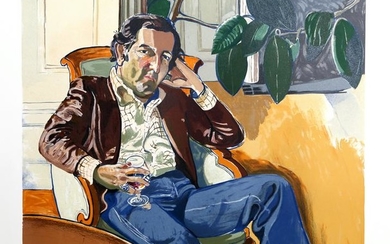 Alice Neel, The Accountant (Marvin), Lithograph