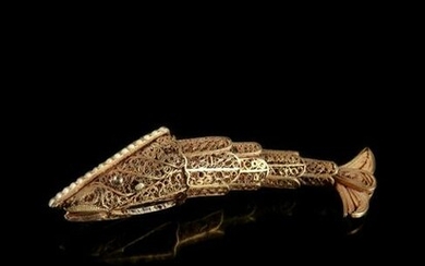 An Akan Jewelry Pendant, Fish
