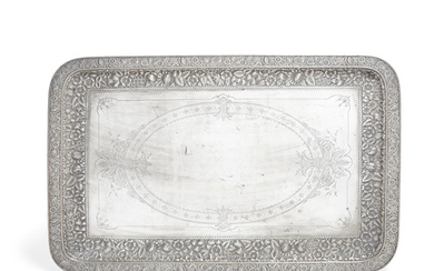 An American sterling silver tray