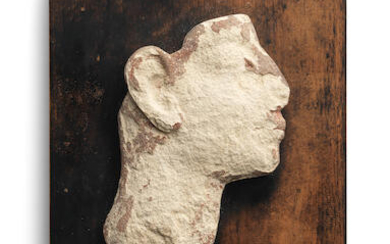 An Egyptian limestone Amarna royal head inlay