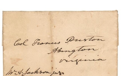 Andrew Jackson Signed Free Frank