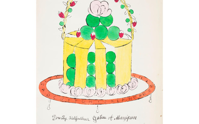 Andy Warhol (1928-1987) Dorothy Killgallens Gateau of Marzipan, from Wild...