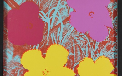Andy Warhol (Pittsburg, 1928 - New York, 1987) Flowers 1970 Serigrafia su...