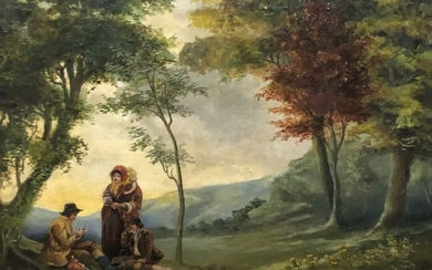 Anonimo XIX° secolo - Paesaggio