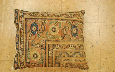 Antique Hand Made Of Caucasian Pillow Cushion Rug