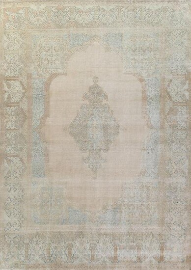 Antique Wool Kerman Persian Area Rug 10x13