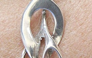 Argentina Vintage modernist silver 900 link bracelet, 18 gr.
