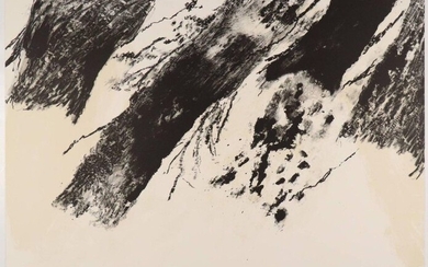 Armando (1929-2018). (Landscape). Lithograph, printed in black and...